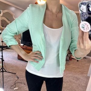 Mint Green Charlotte Russe Crop Jacket